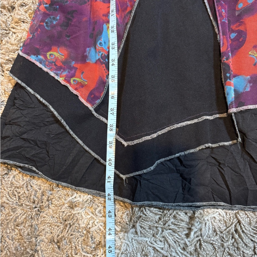NWT Dolcezza Colorful Abstract Print Dress size Large - Picture 11 of 12